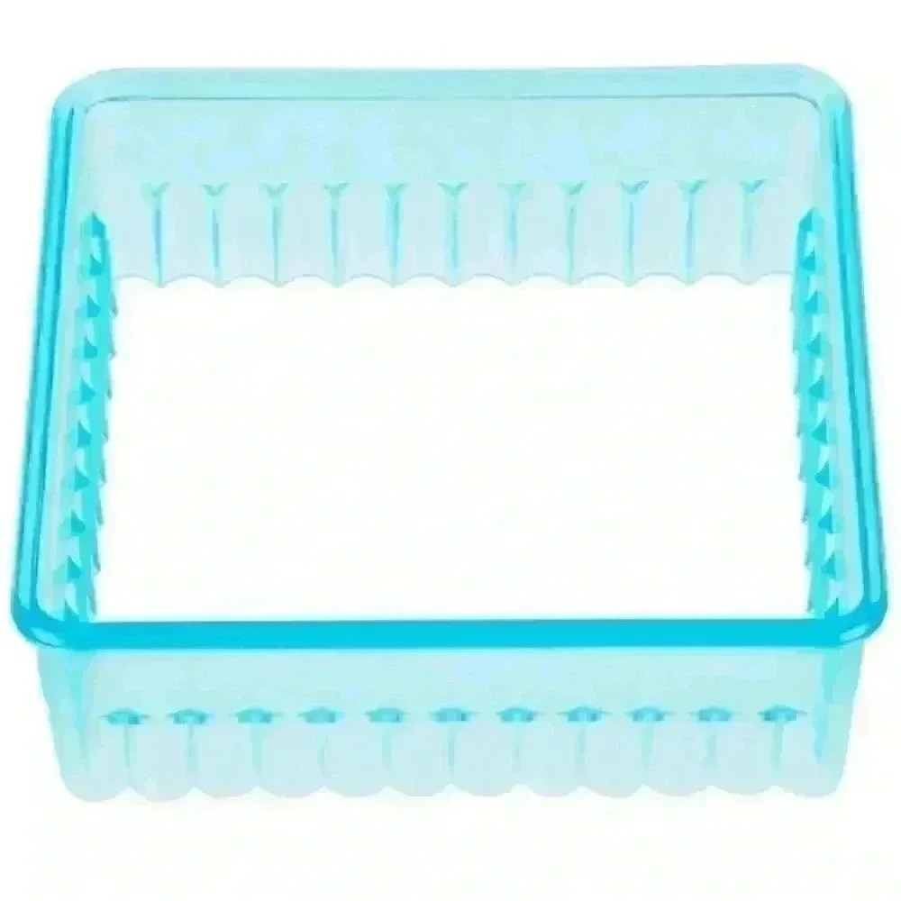 3/$25🔥Ate 9-Piece Plastic Fluted Square Cu - Picture 8 of 8